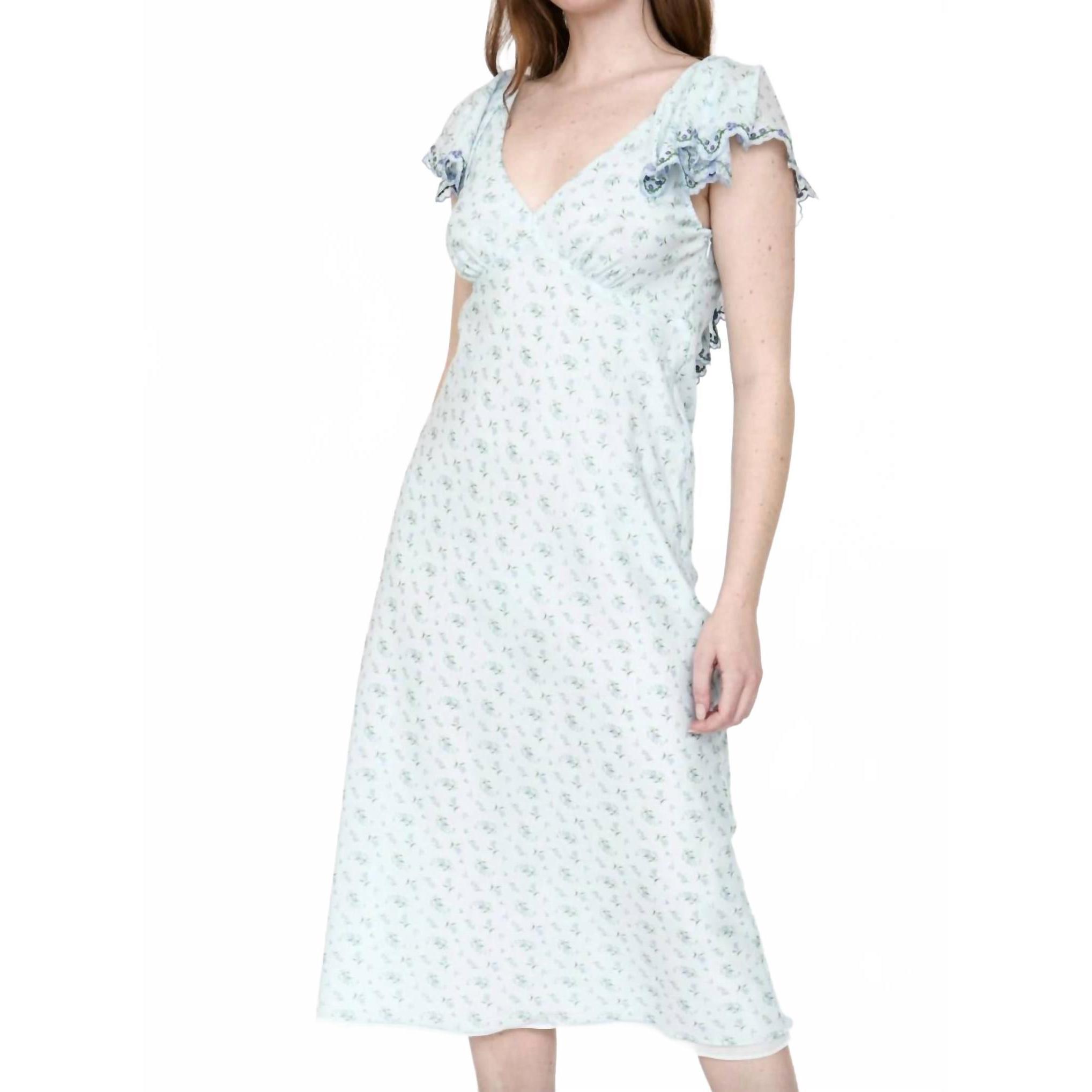 New Rachel Antonoff Mia Dress In Blue